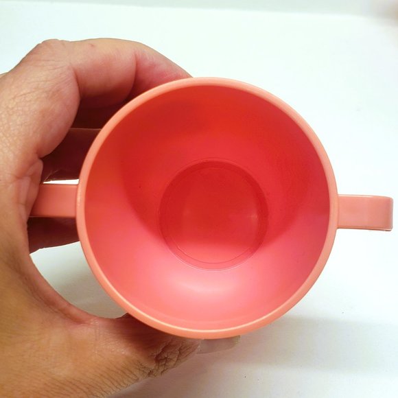 Vintage 1982 Fisher Price Fun With Food Pink Cream & Sugar Lid Heart Set Lot x3 - Picture 6 of 11